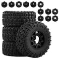 thumbnail image 2 of 4 Pieces Toy Car Wheels Tires RC Car Part High Performance Rubber for 1/10 Slash W285 Senton Models, 2 of 9