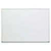 Universal Melamine Dry Erase Board, 48" x 36", Satin-Finished Aluminum Frame