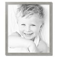 thumbnail image 2 of ArtToFrames 26" x 30" Classic Silver Picture Frame, 26x30 inch Silver Wood Poster Frame (WOM-4926), 2 of 7