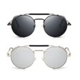 thumbnail image 2 of Gafas de sol RONSOU estilo steampunk vintage redondas UV400, 2 of 4