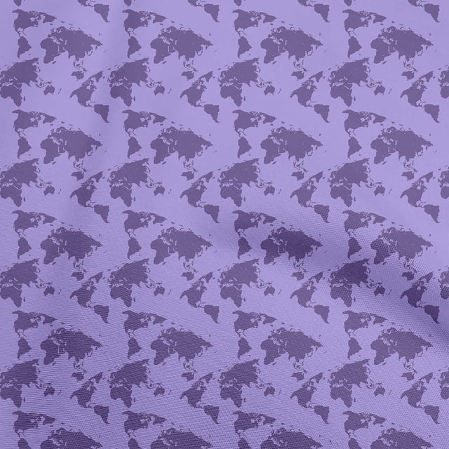 oneOone Rayon Amethyst Fabric Travel Sewing Craft Projects Fabric Prints By Yard 56 Inch Wide