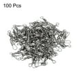thumbnail image 3 of Fishing Barrel Swivel Snaps, 100Pcs 22lb Carbon Terminal Tackle, Black, 3 of 6