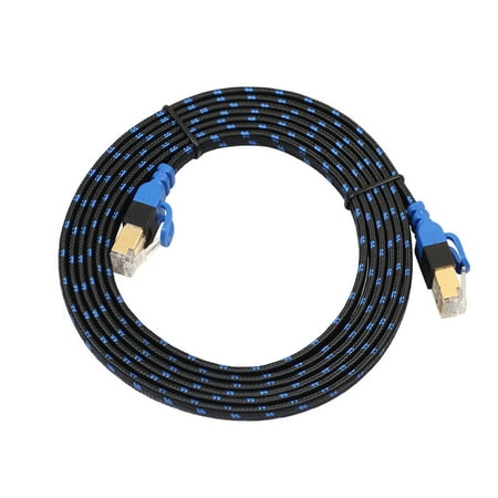 10Gbps RJ45 Cat7 LAN Network cord Flat network cable Flat PVC Internet ...