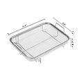 thumbnail image 3 of Basket for Oven, Stainless Steel Basket Non-Stick Mesh Basket Set, Tray Wire Rack, 3 of 7