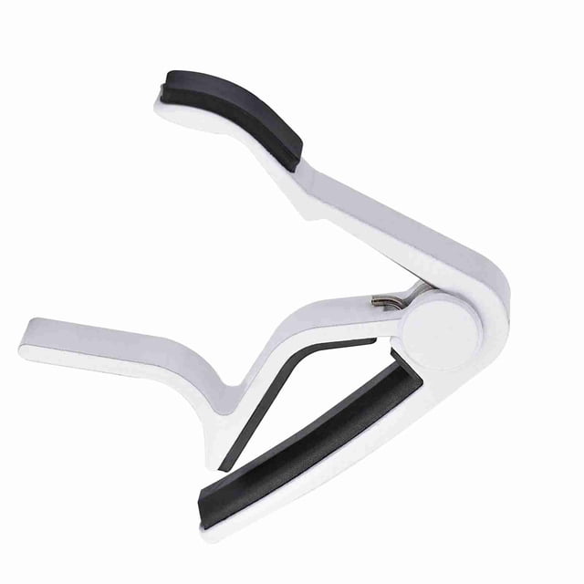 Quick Change Tune Clamp Handheld Capo, Lightweight & Portable Guitar Capo for Folk Guitar 36-41inches with Padding, Spring Loaded