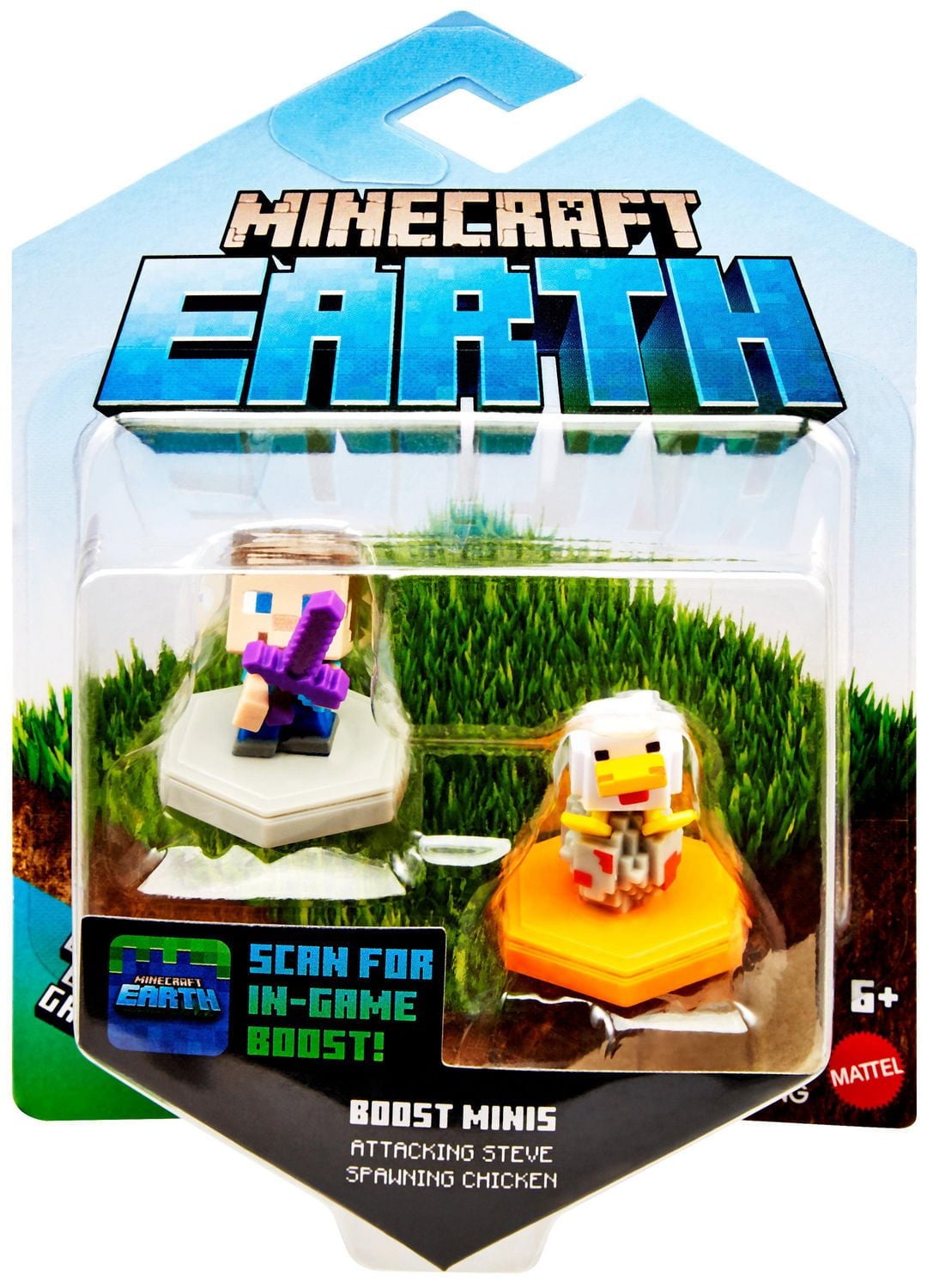 ​Minecraft Earth Boost Mini Figures 2-PACK NFC-Chip Toy