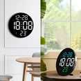 thumbnail image 3 of 9 inch creative dual purpose LED clock multi function living room clock bedside clock, 3 of 5