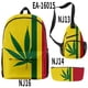 thumbnail image 5 of Mochila de moda con impresión 3D 2021, mochila con hojas, mochila para hombres y mujeres, mochila para estudiantes, compatible con personalización, 5 of 5