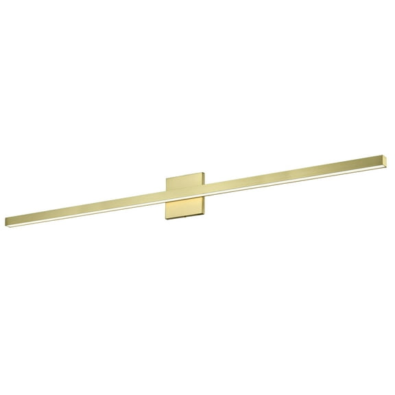 ARL-4936LEDW-AGB-Dainolite-Arandel - 47.5 Inch 36W 1 LED Bath Vanity-Aged Brass Finish