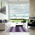 thumbnail image 7 of Ahgly Company Machine Washable Indoor Rectangle Transitional Mauve Purple Area Rugs, 2' x 4', 7 of 7