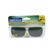 Solar Shield Dioptics Unisex Rectangle Fashion Sunglasses Black