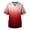 80#Watermelon Red, variant on Scrub Tops for Men Short Sleeve Gradient V Neck Medical Scrubs Healthcare Uniform Tops Nursing Scrubs Red 2XL