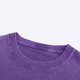 thumbnail image 4 of Ceisia Men's Vintage Washed Solid Crew Neck Short Sleeve T-Shirt Casual Retro Top Purple XXXXL Gifts, 4 of 7