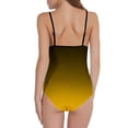 thumbnail image 3 of Womens Printed Backless Suspender Set Swimsuit Swimwear, 3 of 3