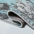 thumbnail image 4 of SAFAVIEH Adirondack Ladonna Abstract Area Rug, Turquoise/Grey, 8' x 10', 4 of 6