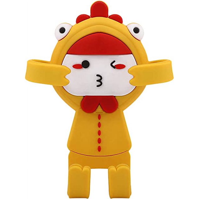 Cellphone Stand Holder - Cartoon Car Phone Holder Creative Cute Car Universal Gravity Phone Bracket Car Air Outlet Mobile Phone Bracket (for 4-7 Inch Phones, Yellow)