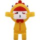 thumbnail image 1 of Cellphone Stand Holder - Cartoon Car Phone Holder Creative Cute Car Universal Gravity Phone Bracket Car Air Outlet Mobile Phone Bracket (for 4-7 Inch Phones, Yellow), 1 of 5