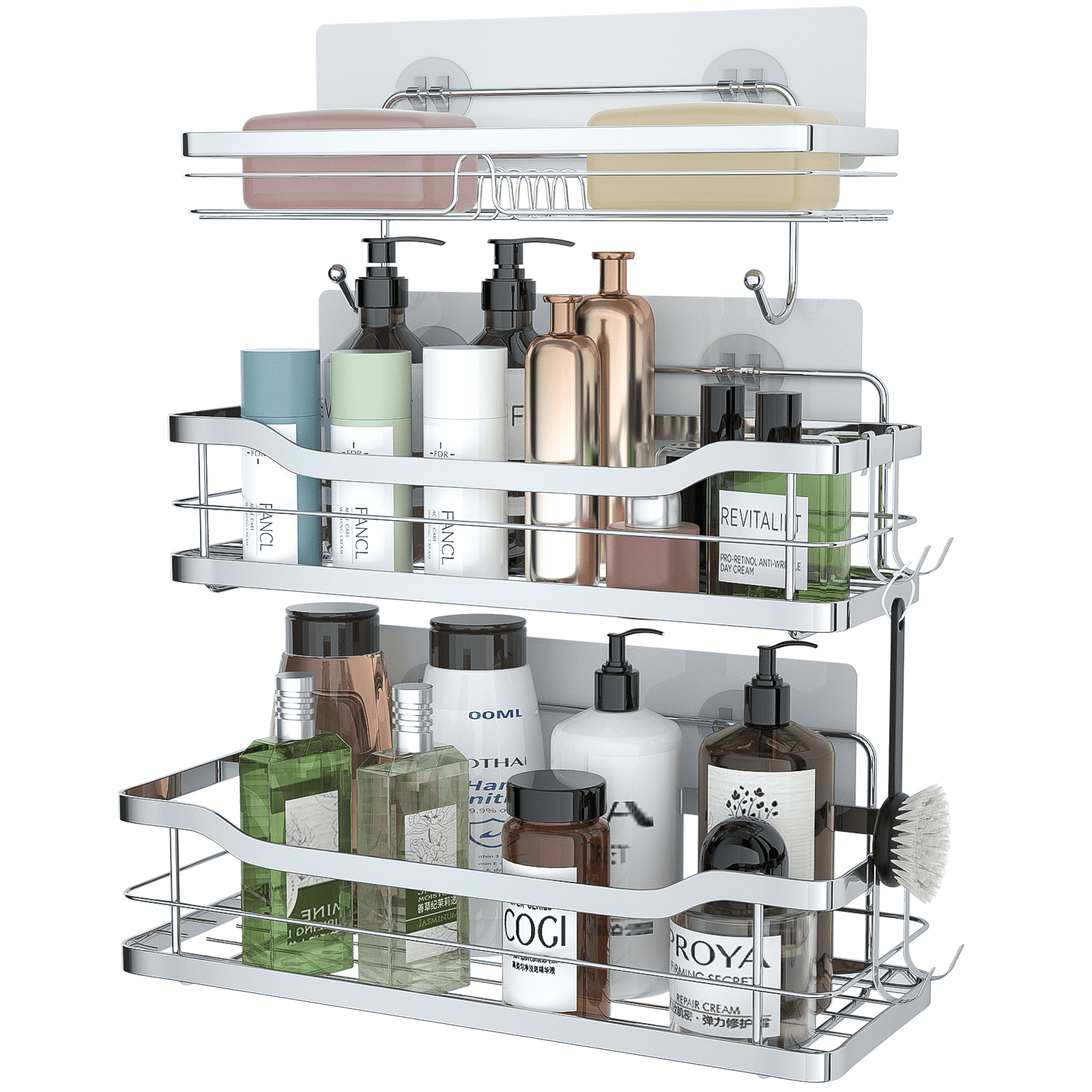 the Tidy shower 2.0 variant three – the shower rack 2.0