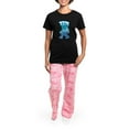 thumbnail image 4 of CafePress - Yeti Mountain Scene Pajamas - Women's Short Sleeve Print T-Shirt and Pants Dark Cotton Pajama Set, 4 of 7