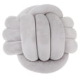thumbnail image 3 of Almohadas De Con Nudos Baoblaze Decoración Habitación Juguetes Peluche Gris, 3 of 8