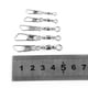 thumbnail image 4 of 120 Unids/Set Conector de Pesca, Giratorio de Barril de Lat?§?n Duradero con Broche de Seguridad para Pesca 5 Tama?os # 2, 4, 6, 8, 10 Giratorio Pesca Higoodz Deportes al aire libre, 4 of 8