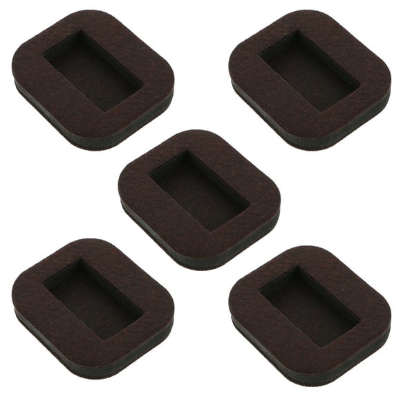 MasteelfCA 5pcs Bed Stoppers Felt Furniture Pads Furniture Wheel Stoppers Caster Cups