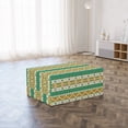 thumbnail image 3 of Colorful Foldable Mattress, Ethnic Geometric Shapes, 74.8" x 35.4", Pistachio Green Orange, by Ambesonne, 3 of 6