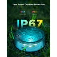 thumbnail image 7 of Govee Outdoor Ground Lights 2, 15 Pack RGBIC Pathway Lights with 100LM Warm White, IP67 Waterproof, 63 Scene Modes, Works with Alexa, Google Assistant, 7 of 7