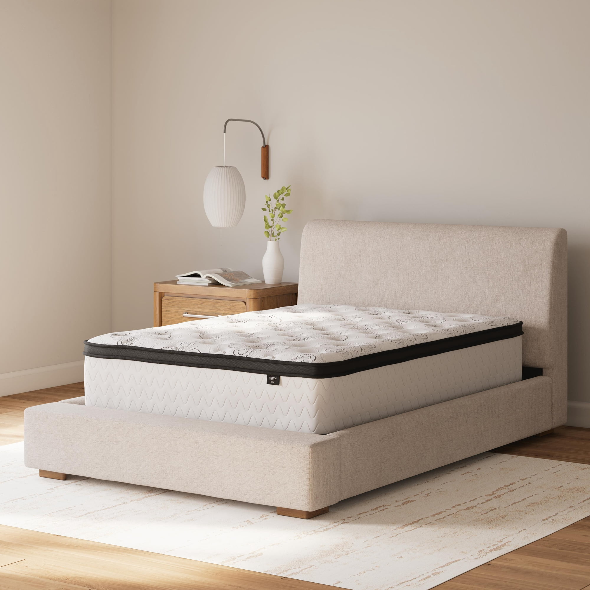 Signature Design by Ashley 12 Inch Chime Hybrid Innerspring Ultra Plush Twin Mattress