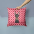 thumbnail image 2 of Carolines Treasures BB5315PW1414 Doberman Pinscher Fabric Decorative Pillow, 14Hx14W, multicolor, 2 of 4