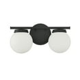 thumbnail image 3 of Trade Winds Lighting 2-Light Bathroom Vanity Light In Matte Black, 3 of 6