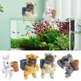thumbnail image 1 of LiMimmuu Fish Ornament Fish Decoration Realistic Resin Rabbit Statue Clear Textured Ornament for Aquariums, 1 of 7