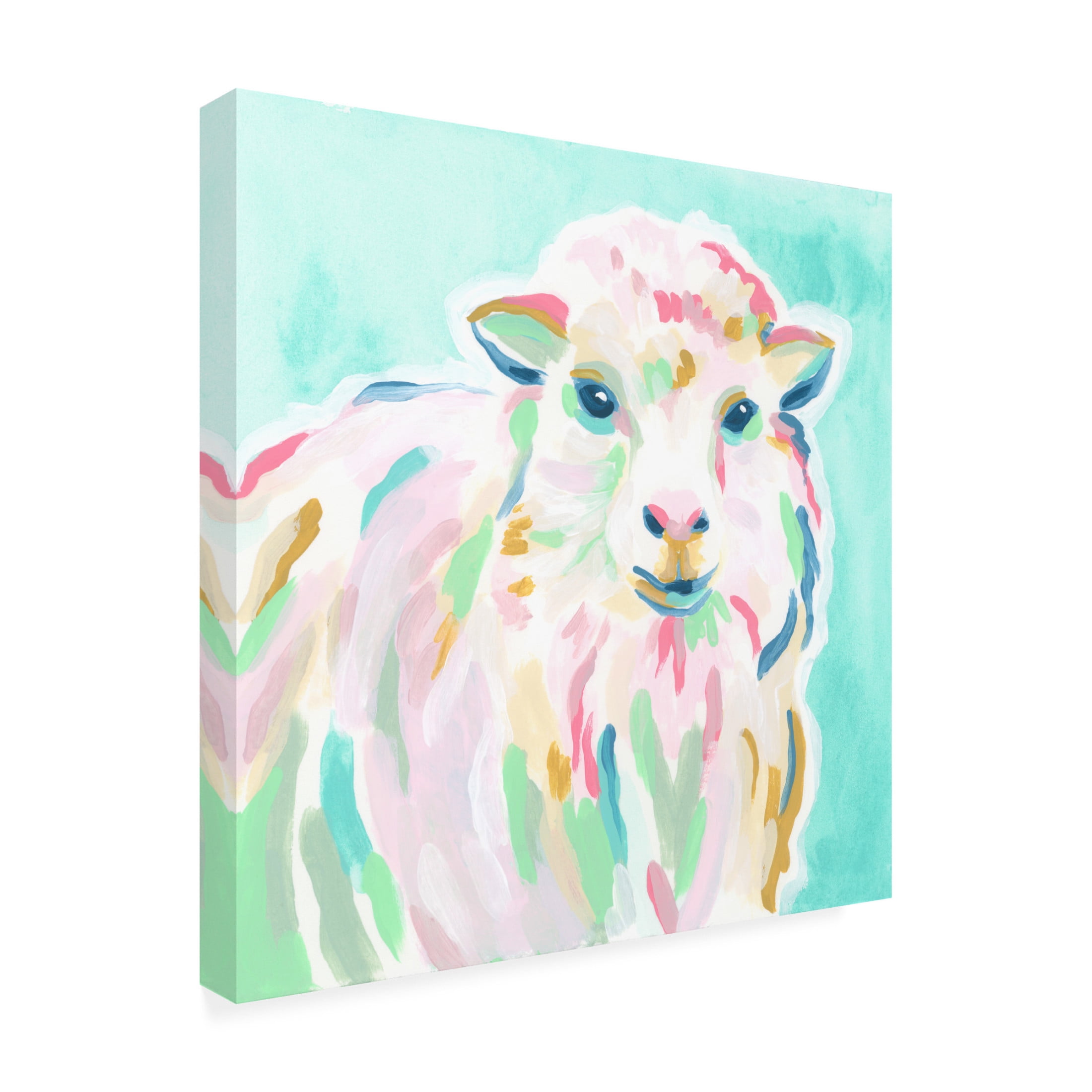 Trademark Fine Art June Erica Vess  Pop Pasture IV Canvas Wall Art