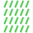 thumbnail image 1 of Uxcell 20Pack Tapas de Popote de Silicona, Fundas de Popote de Metal, Tapas de Popote Reutilizables Suaves que se Adaptan a Popotes de Acero Inoxidable de 8mm/0.31" OD (Verde), 1 of 6