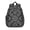 Geometric Diamond Black-1, variant on Geometric Tree Green Pattern Backpack for School, Cute School Bag with Adjustable Shoulder Straps and Padded Back, 15"x11.42"x5.5"