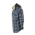 thumbnail image 3 of Gioberti Kids and Boys 100% Cotton Removable Hoodie Plaid Checkered Flannel Shirt, 3 of 5