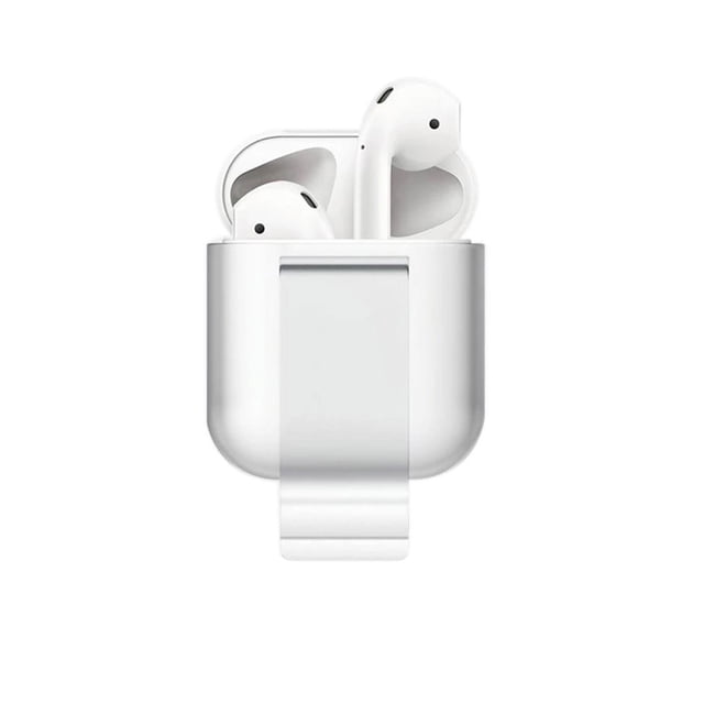 Estuche de carga para auriculares Protección a prueba de golpes Cubierta de la carcasa Reemplazo del clip de cinturón para AirPods Advancent DZ6437-02