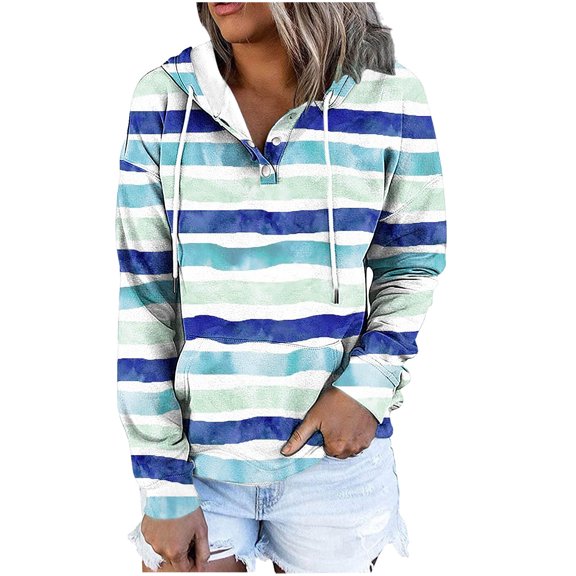 Viikei Zip Up Hoodies for Women Sweatshirt for Women Women Fall Winter Oversized Hoodies V-Neck Statement Drawstring Ruched Sleeves Poket Blouse Tops