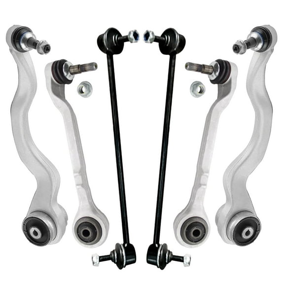 Detroit Axle - Front End Suspension Kit for BMW 228i 230i 320i 340i 428i 335i 328i M235i xDrive 4 Lower Forward Rearward Control Arms with Ball Joint 2 Sway Bar End Links Replacement