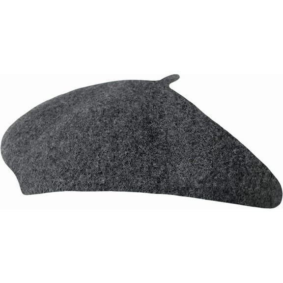 Women Wool Beret Hat French Style Solid Color