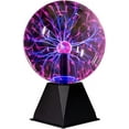 thumbnail image 1 of 8 Inch Plasma Ball  Plasma Lamp/Light  Plasma Electric Nebula Lightening Ball  Touch & Sound Sensitive  for Parties  Home  Decorations  Gift for Holiday and Birthday  Novelty Toy, 1 of 7
