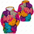 thumbnail image 1 of Hello Kitty Sweat à Capuche Imprimé pour Femmes avec Poche, Style Hip Hop, Sweat en Polaire, Vêtements Confortables, HOEMLIN, 1 of 6