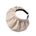 thumbnail image 3 of Sombrero Plegable Para El Sol Protector Solar Anti-Uv Gorros De Aro Para El Cabello Visera Para El Sol Sombreros De Playa De Verano Para Mujeres Y Niñas 2 En 1 Advancent AP006286-02, 3 of 6