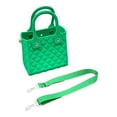 thumbnail image 4 of Bolsa de playa para mujer con diseño de dibujos animados de EVA, ideal para fiestas, citas y piscinas. verde, 4 of 8