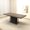 Black, variant on Spaco 78" Expandable Dining Table for 6-10 People with Aged Effect Wood, Modern Rectangle Dining Table for Kitchen, Dining Room, Black