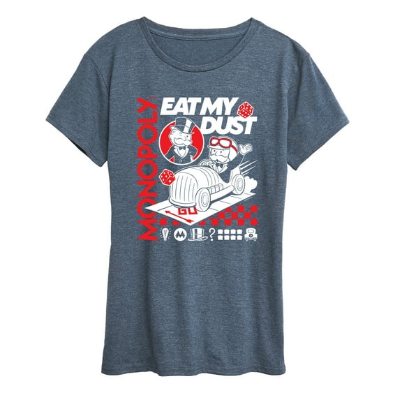 Monopoly - Monopoly Eat My Dust - Women's Short Sleeve Graphic T-Shirt