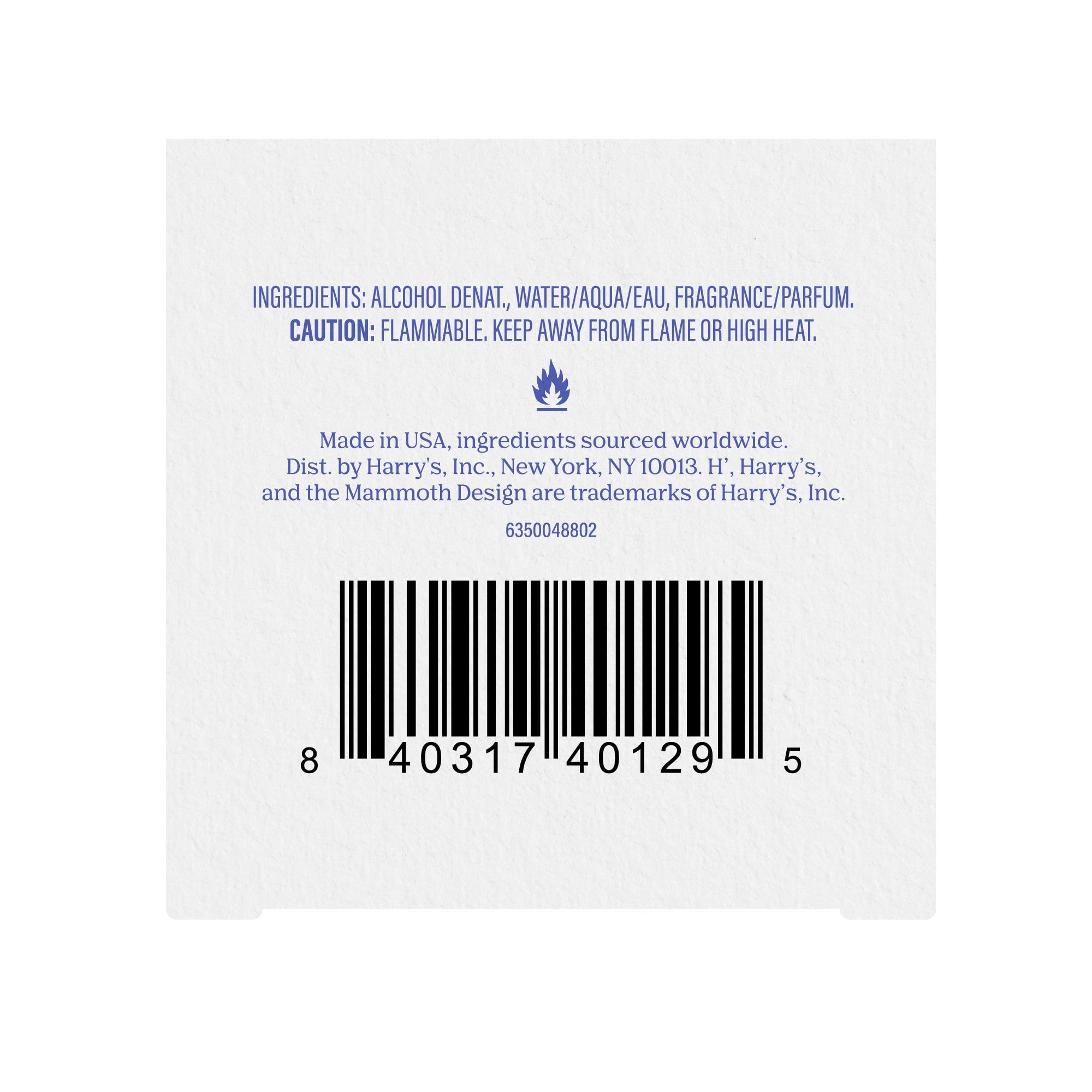 Harry's Kin Men's Cologne - Floral Musk Scent - 1.7 fl oz - Notes of Blackcurrant, Musk & Cashmere Wood