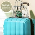 thumbnail image 6 of Travel Steamer for Clothes Portable Mini, 15s Fast Heating, 1300W Handheld Multifunctional Steam Iron for Dry and Wet Ironing, 180° Rotatable & Lightweight Design, Ideal for Home and Travel, Green, 6 of 7