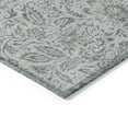 thumbnail image 4 of Addison Rugs Chantille Indoor/Outdoor Transitional Floral Silver Washable Rectangle Rug, 2'6" x 3'10", 4 of 6