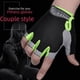 thumbnail image 2 of Guantes deportivos de medio dedo para hombres y mujeres, para ciclismo al aire libre, fitness, transpirables, con absorción de impactos, antideslizantes, para exteriores, guantes de medio dedo, 2 of 5